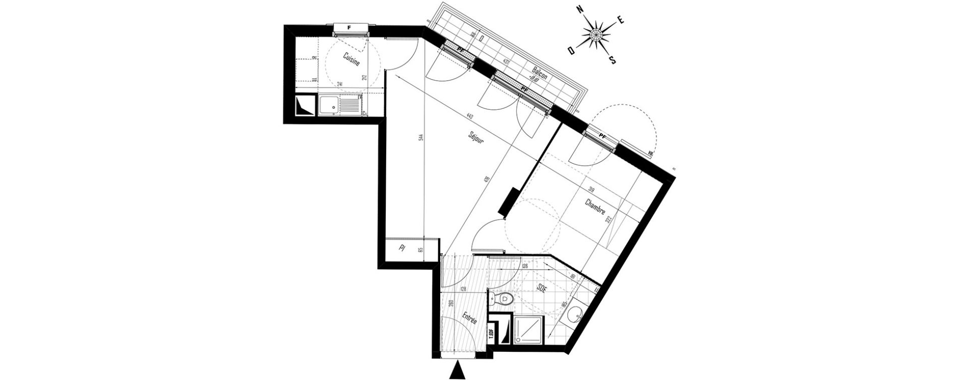 Appartement T2 de 44,50 m2 &agrave; Drancy Centre