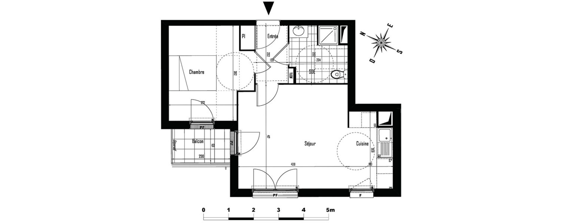 Appartement T2 de 43,30 m2 &agrave; Drancy Centre