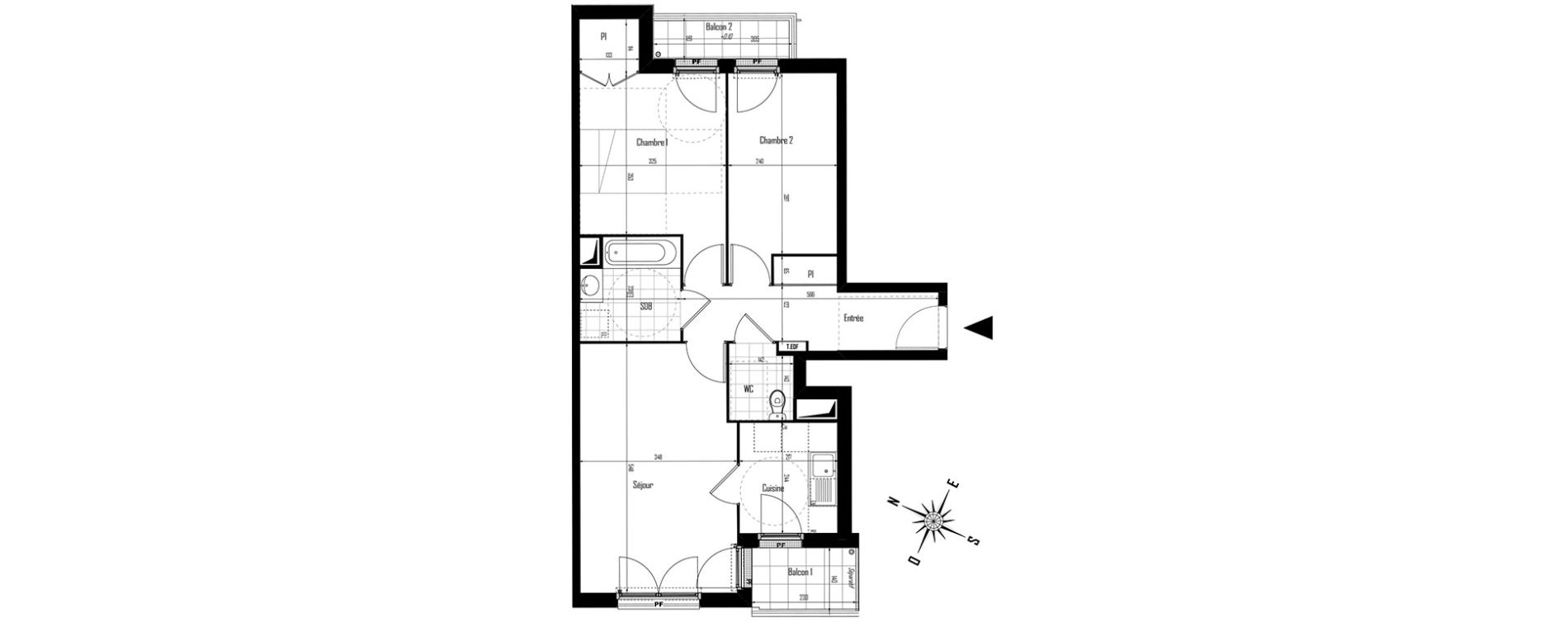 Appartement T3 de 63,50 m2 &agrave; Drancy Centre