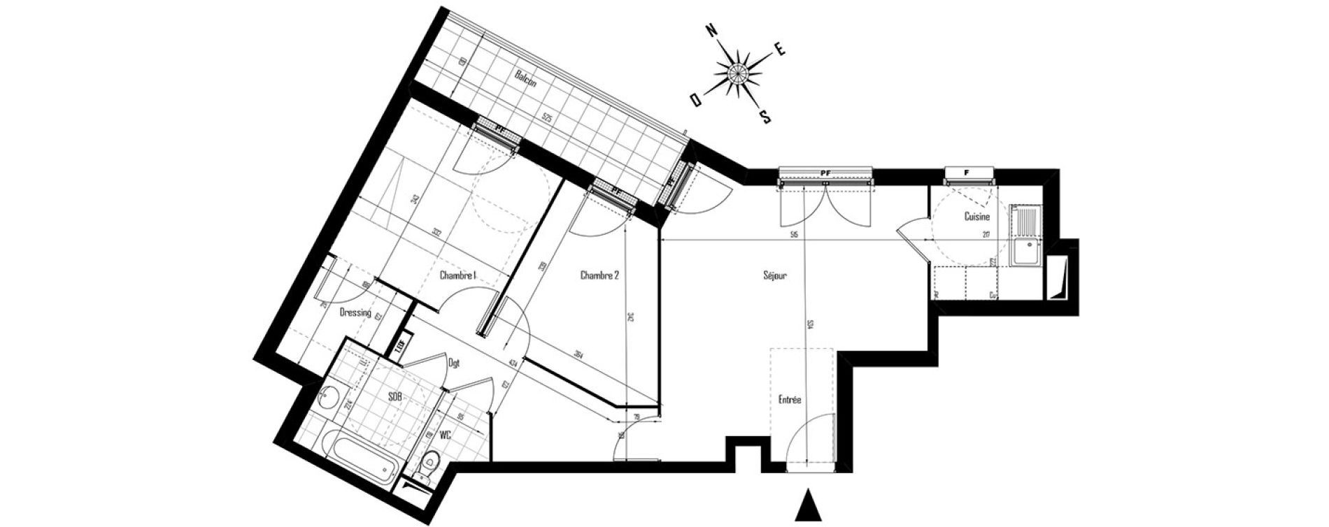 Appartement T3 de 66,40 m2 &agrave; Drancy Centre