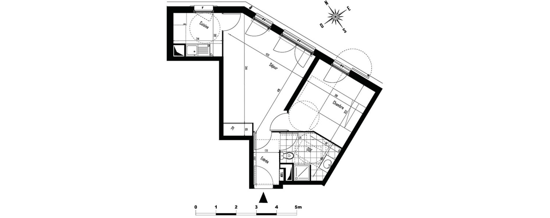 Appartement T2 de 44,10 m2 &agrave; Drancy Centre