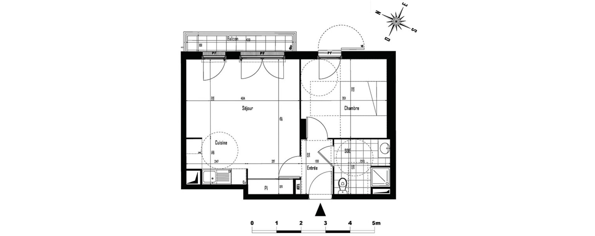 Appartement T2 de 43,10 m2 &agrave; Drancy Centre
