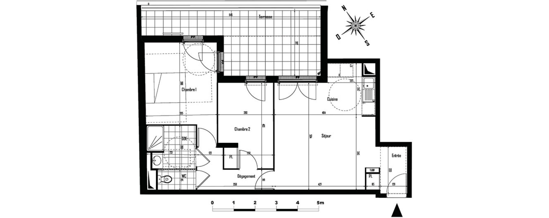 Appartement T3 de 63,70 m2 &agrave; Drancy Centre