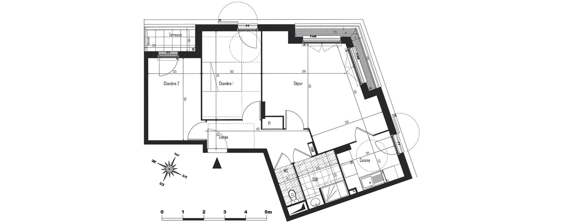 Appartement T3 de 64,60 m2 &agrave; Drancy Centre