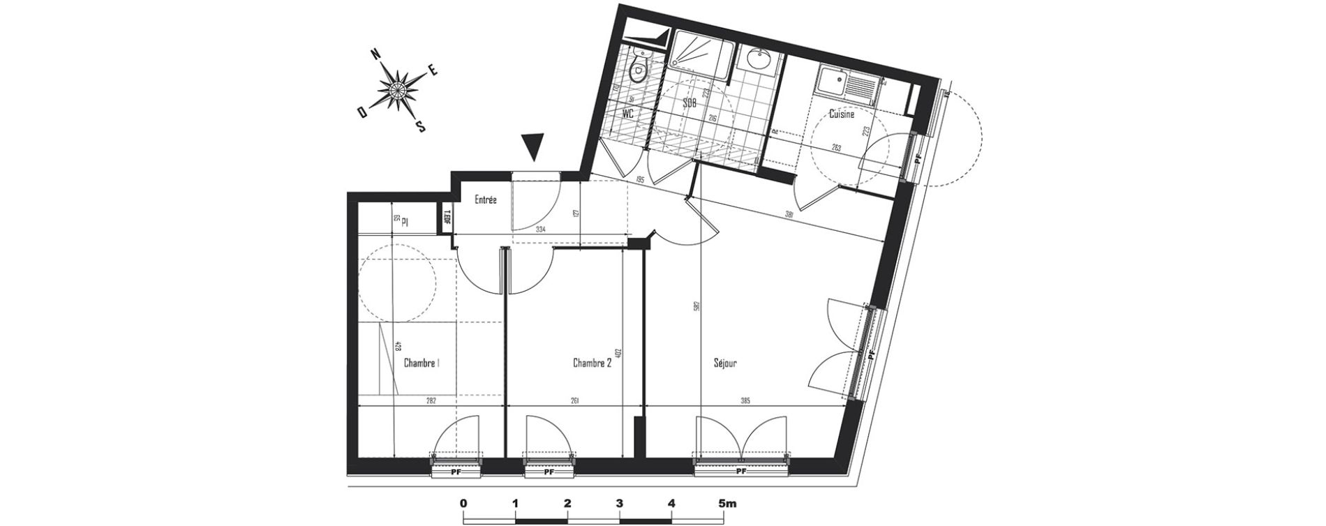 Appartement T3 de 63,90 m2 &agrave; Drancy Centre