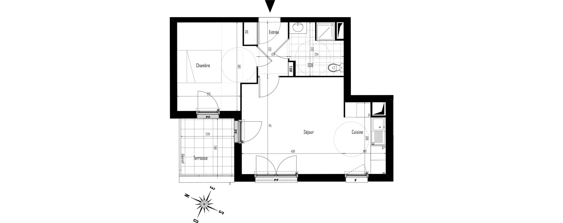 Appartement T2 de 43,30 m2 &agrave; Drancy Centre