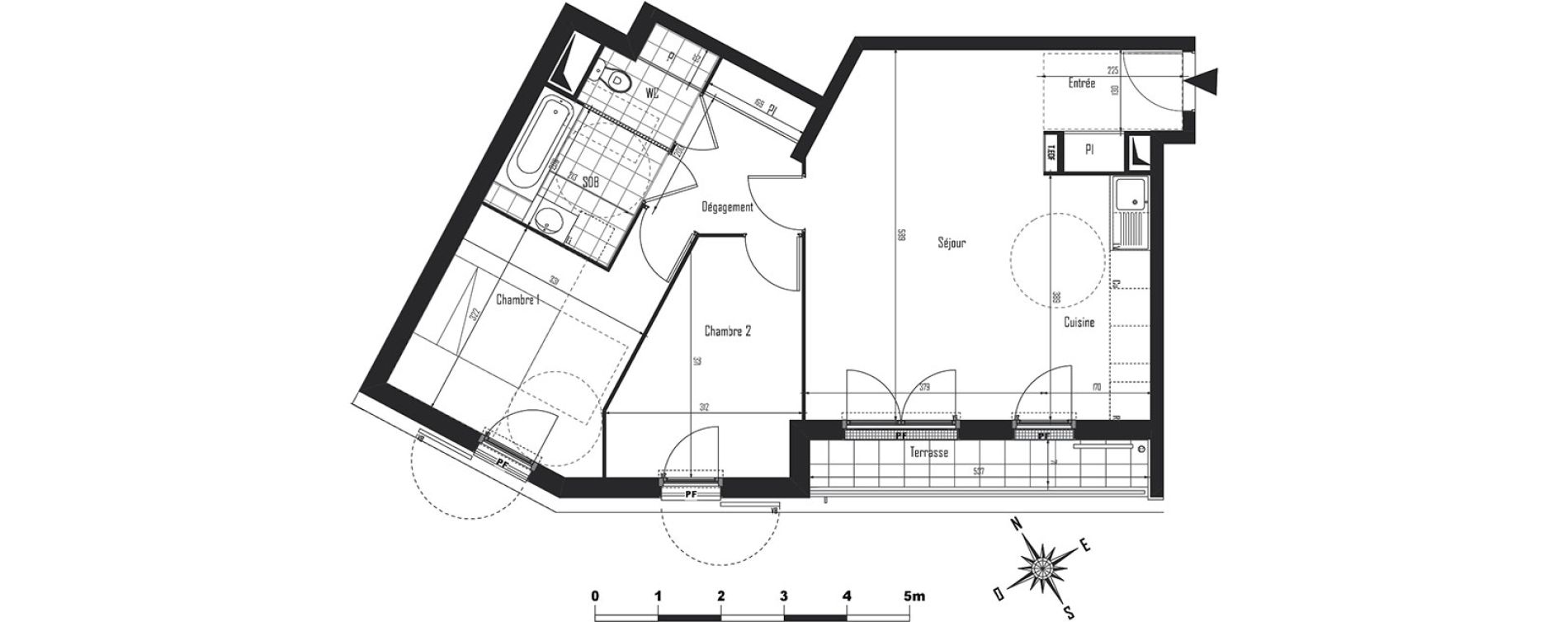 Appartement T3 de 65,10 m2 &agrave; Drancy Centre