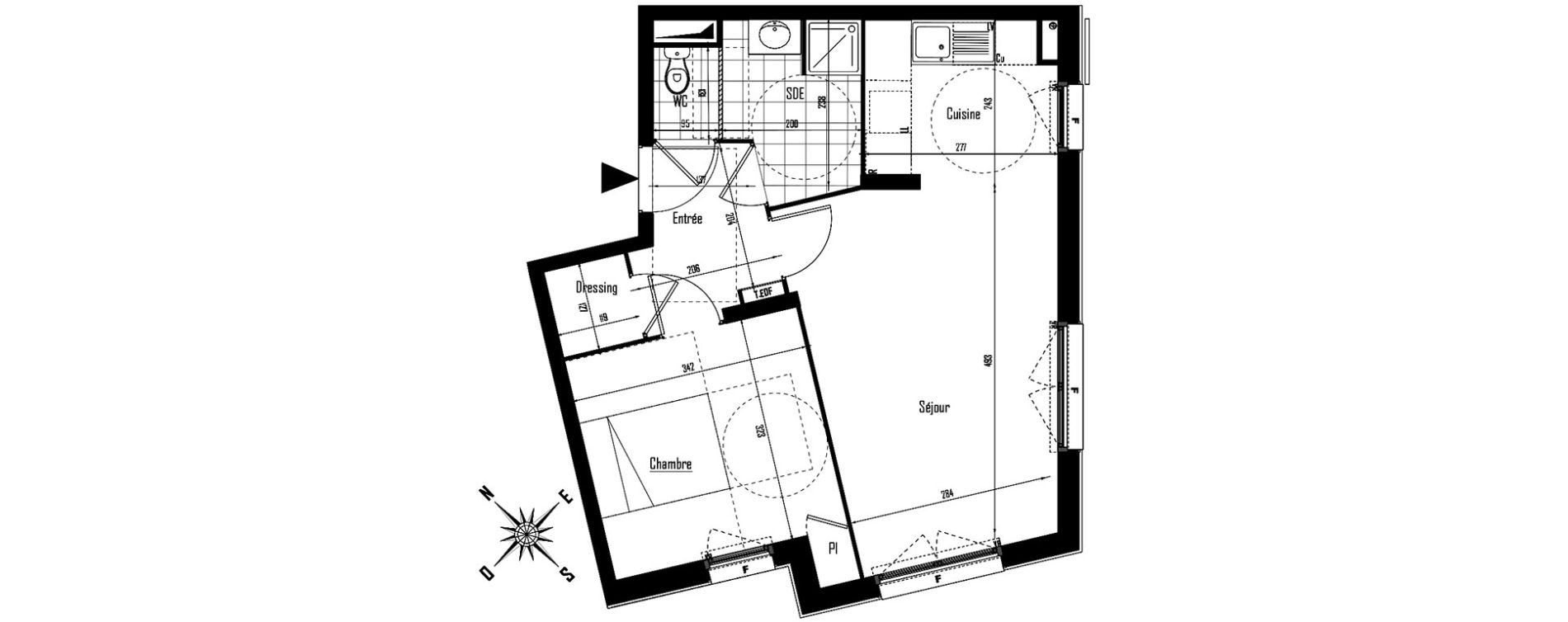 Appartement T2 de 47,80 m2 &agrave; Drancy Centre