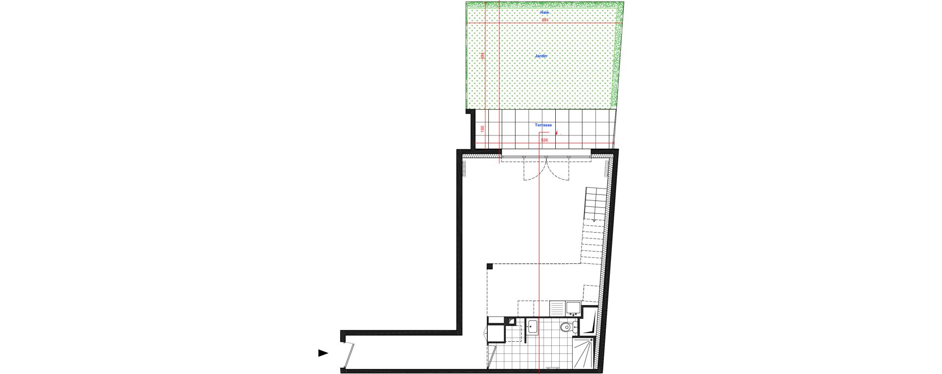 Appartement T1 de 44,75 m2 &agrave; Drancy L'economie