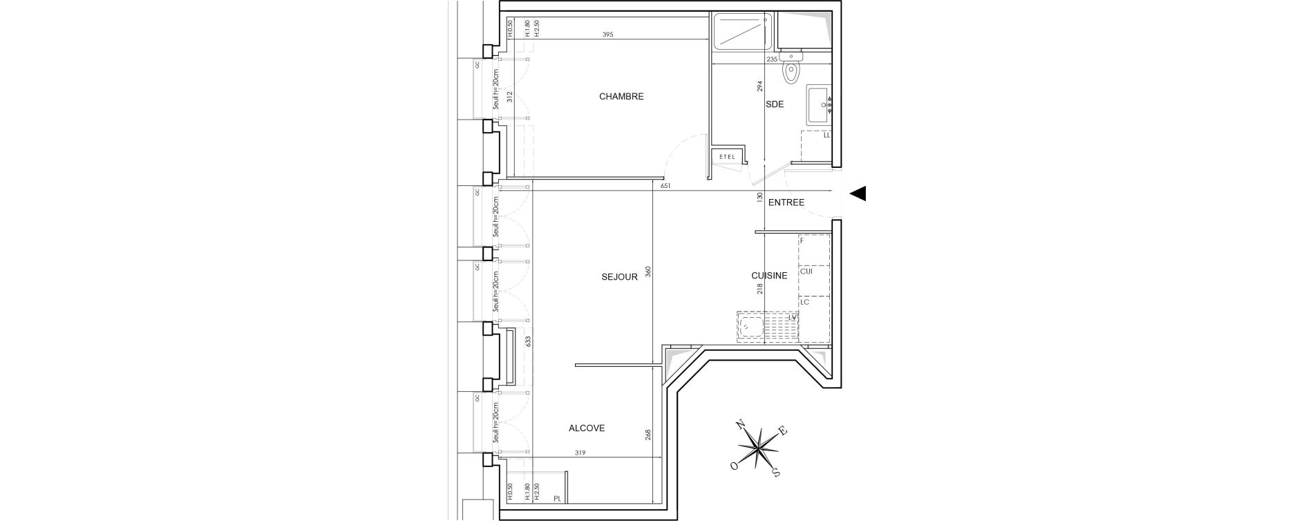 Appartement T2 de 48,22 m2 au Blanc-Mesnil Le blanc mesnil gare
