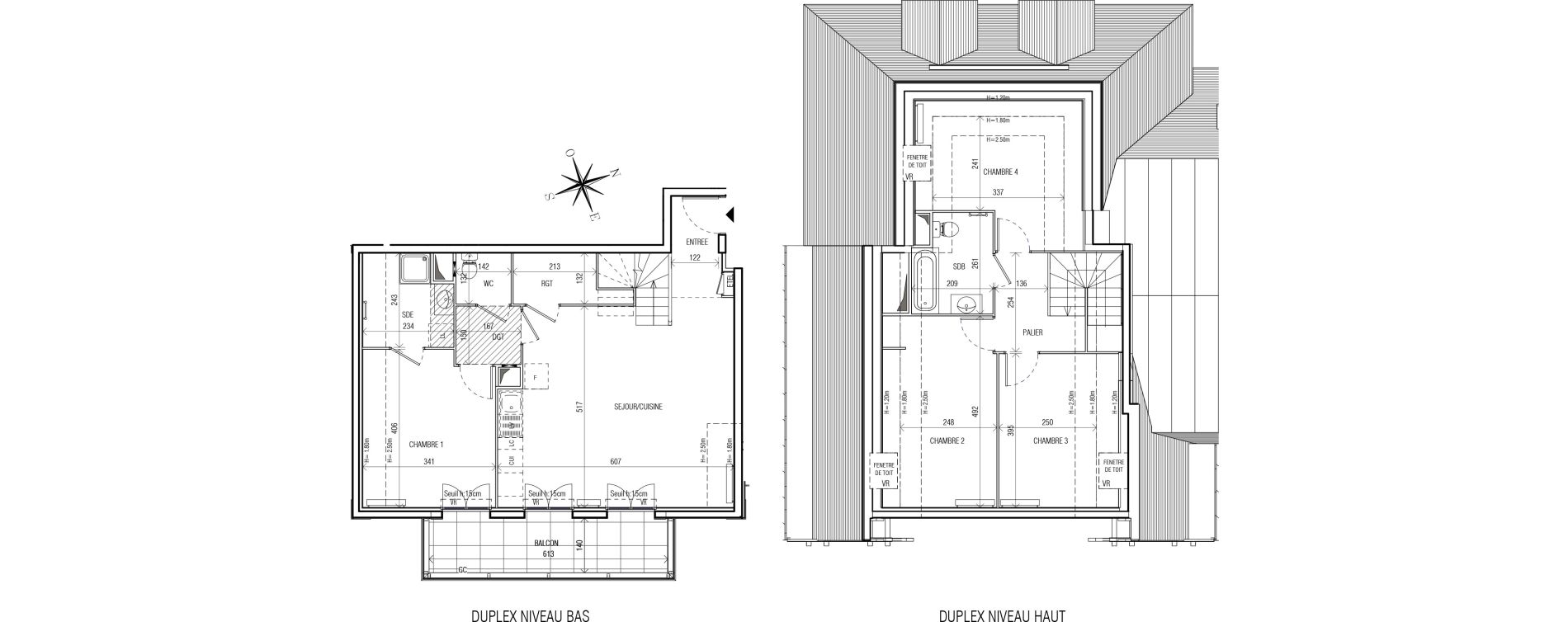 Duplex T5 de 100,48 m2 au Blanc-Mesnil Centre