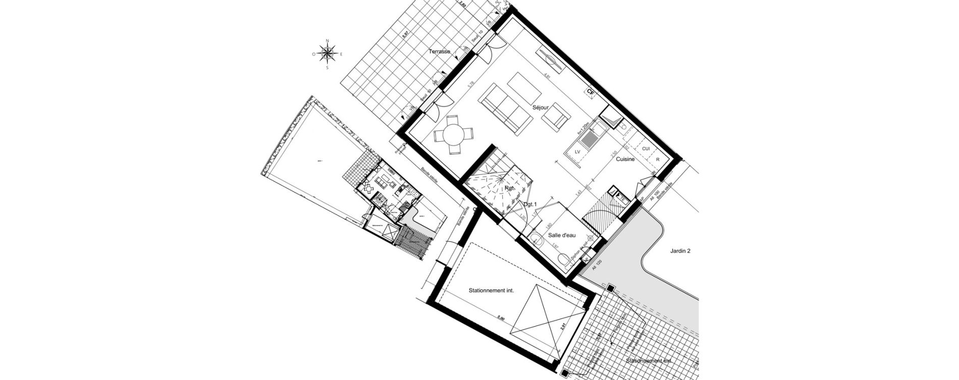 Maison T4 de 81,24 m2 au Blanc-Mesnil Centre