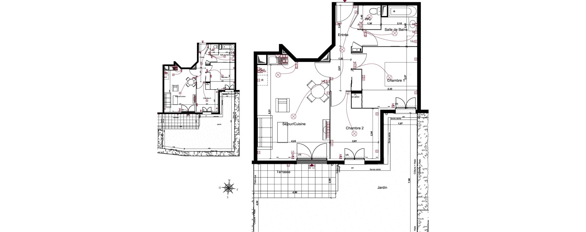 Appartement T3 de 61,53 m2 au Blanc-Mesnil Centre