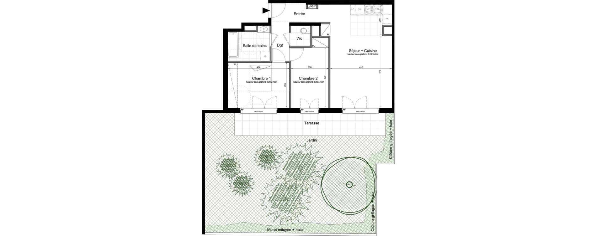 Appartement T3 de 66,10 m2 au Blanc-Mesnil Avenue du 8 mai