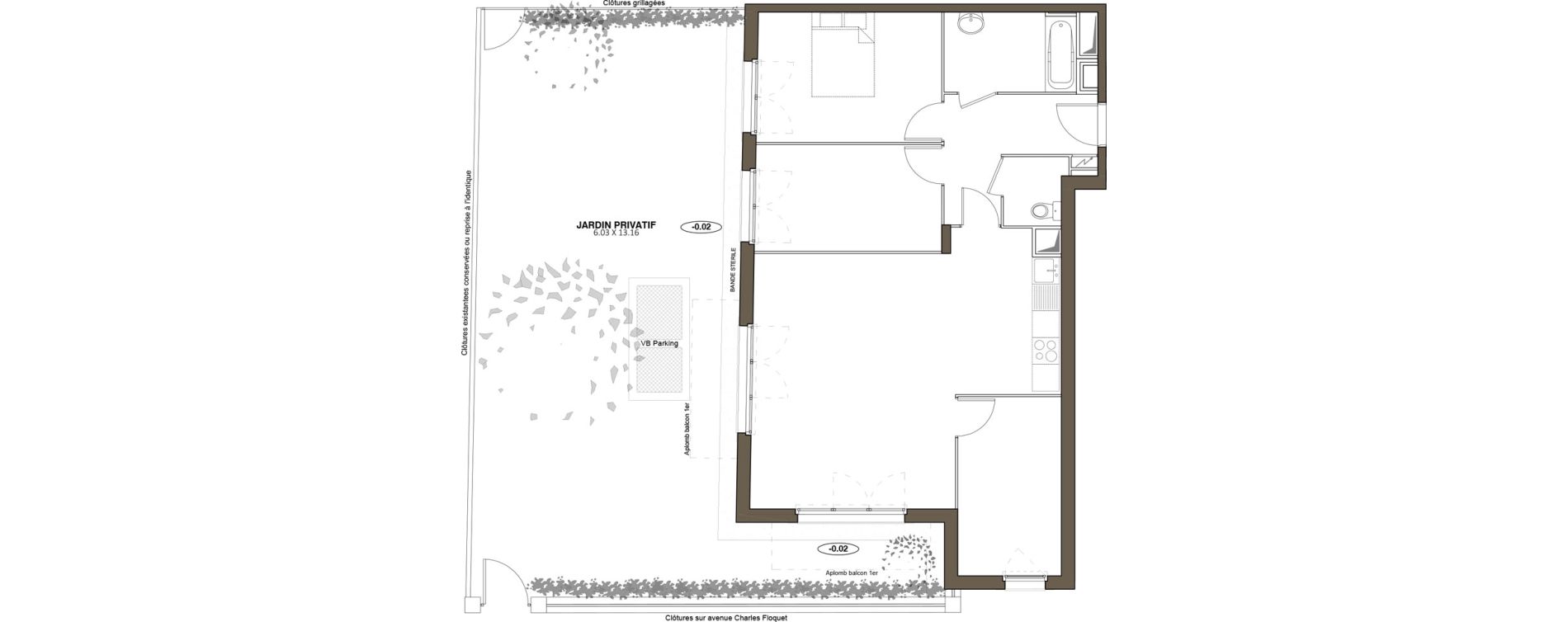 Appartement T4 de 79,95 m2 au Blanc-Mesnil La molette