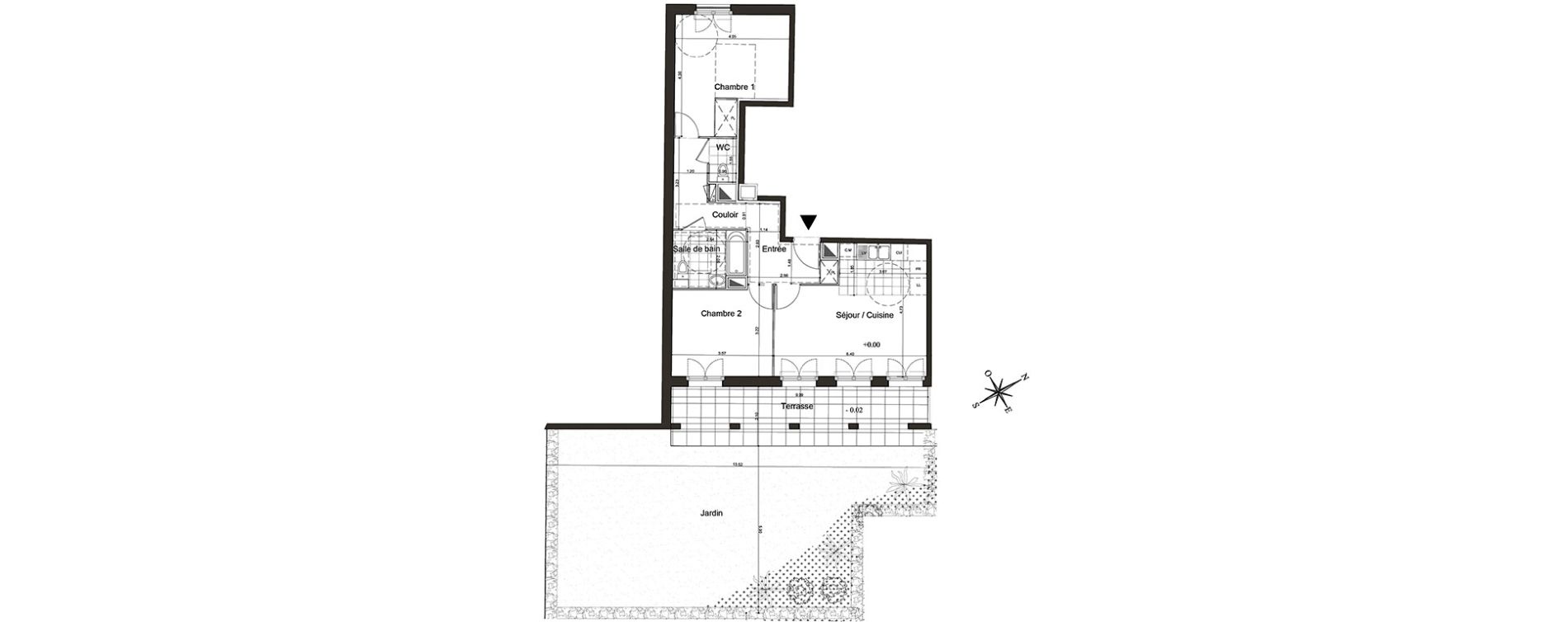 Appartement T3 de 64,71 m2 au Blanc-Mesnil Centre