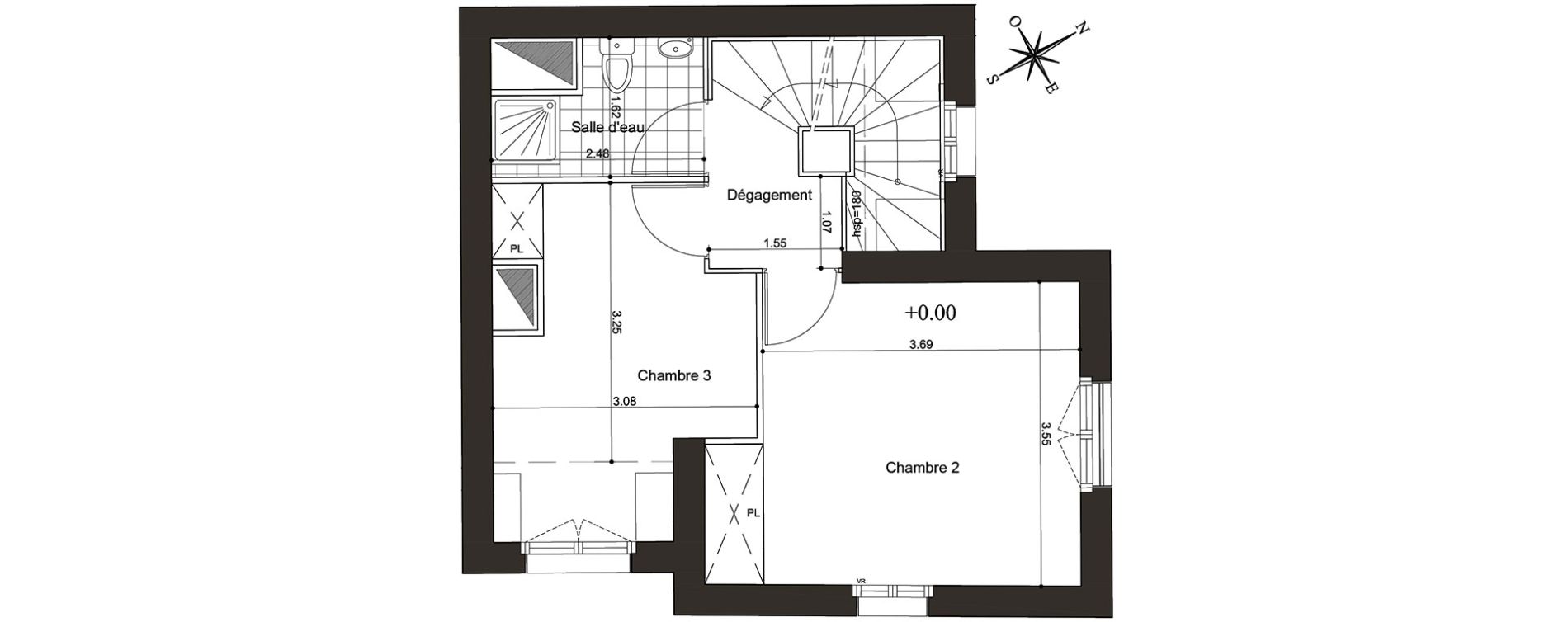 Duplex T4 de 94,11 m2 au Blanc-Mesnil Centre