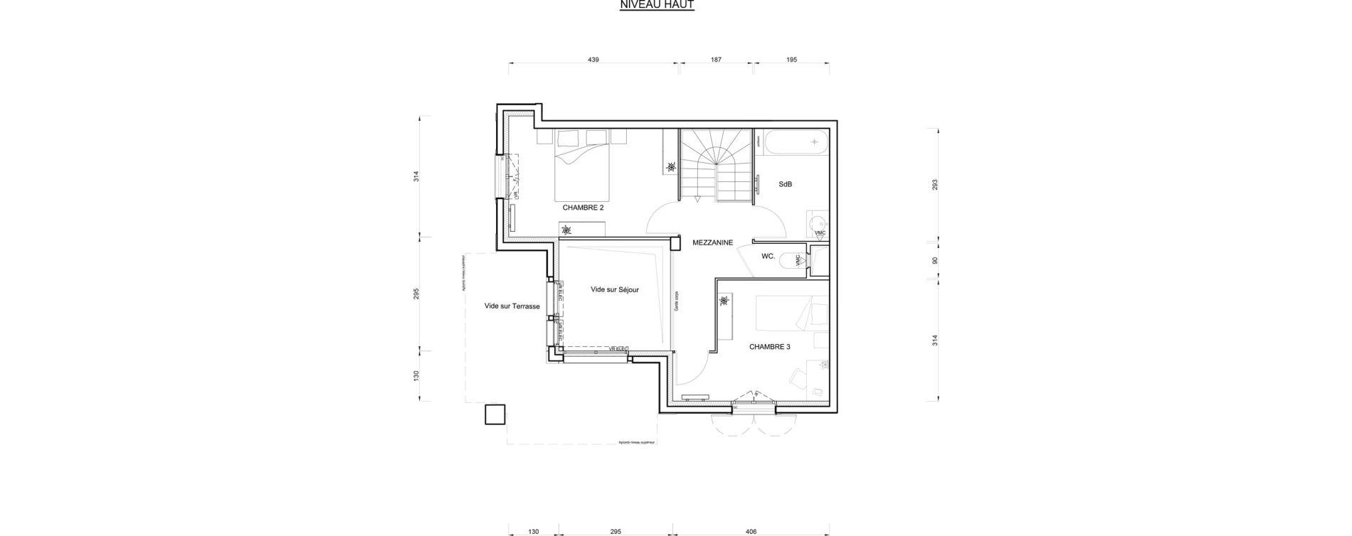 Appartement T4 de 91,21 m2 au Blanc-Mesnil Eiffel