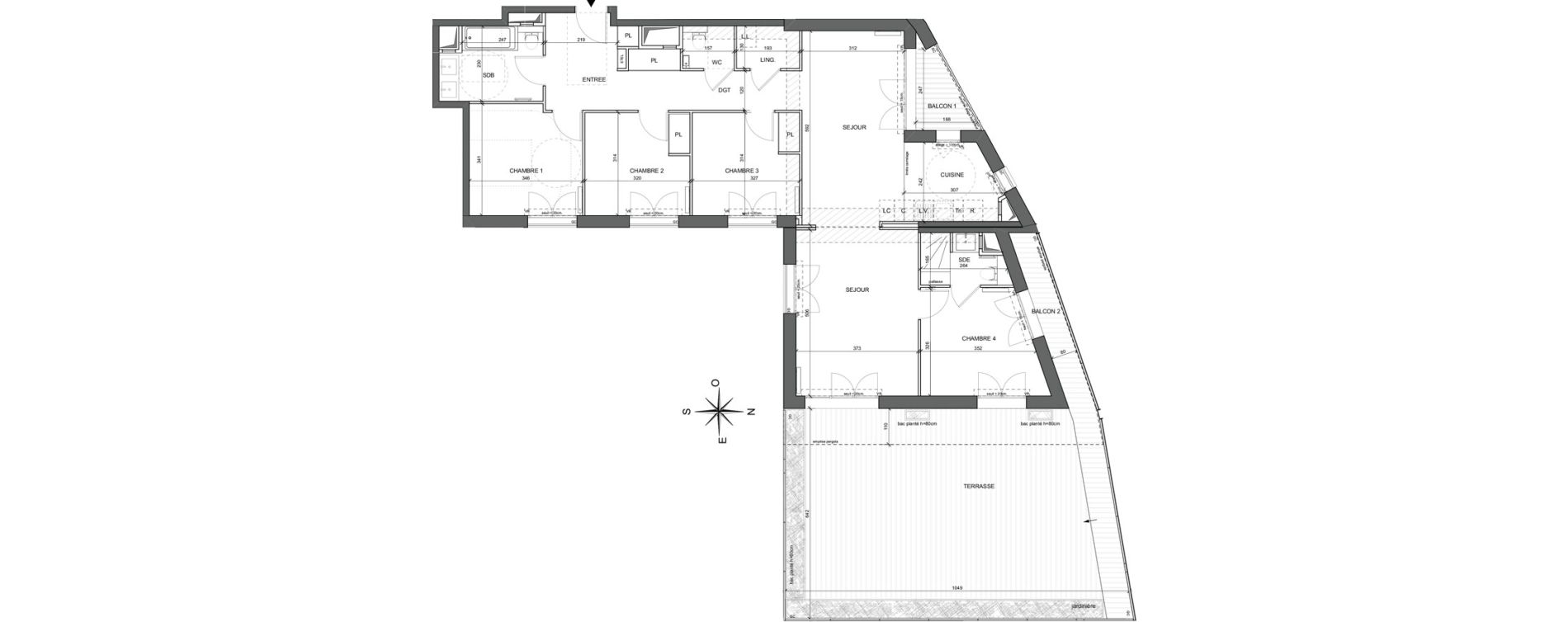 Appartement T5 de 116,20 m2 au Pr&eacute;-Saint-Gervais Belv&eacute;d&egrave;re