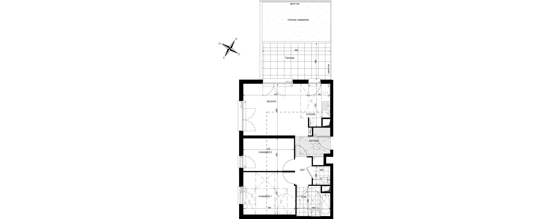 Appartement T3 de 58,20 m2 &agrave; Livry-Gargan Centre