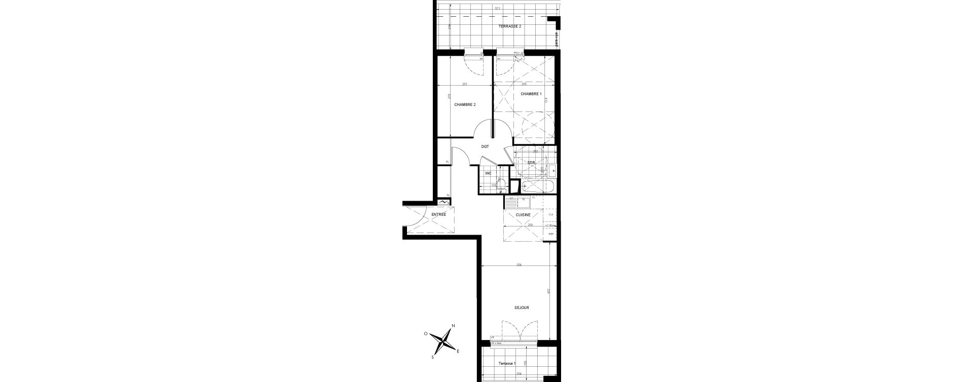 Appartement T3 de 63,87 m2 &agrave; Livry-Gargan Centre