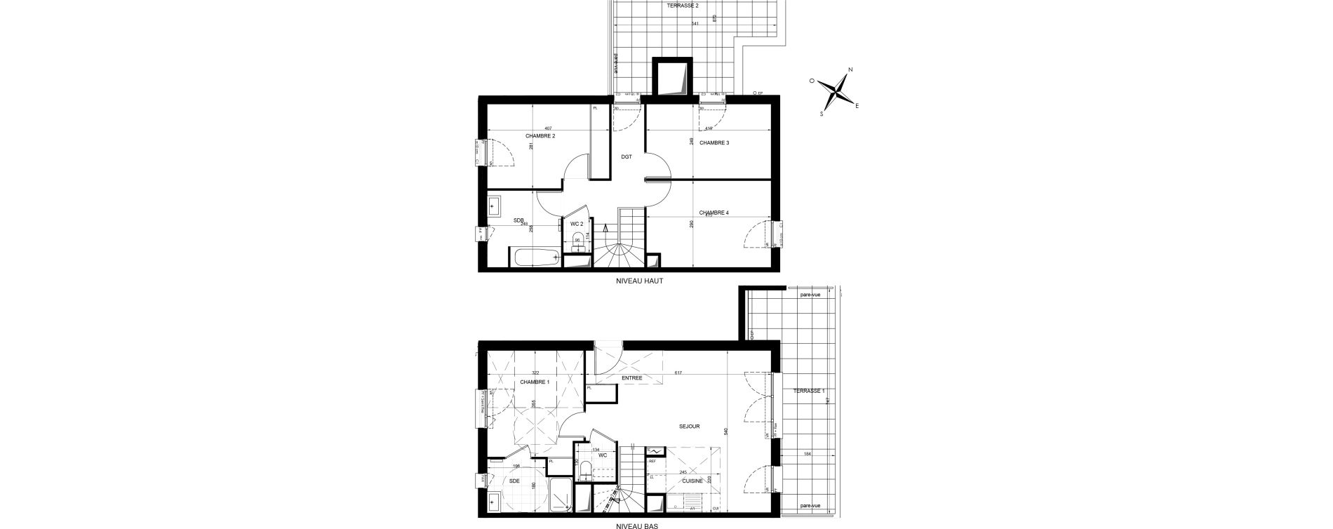 Appartement T5 de 92,75 m2 &agrave; Livry-Gargan Centre