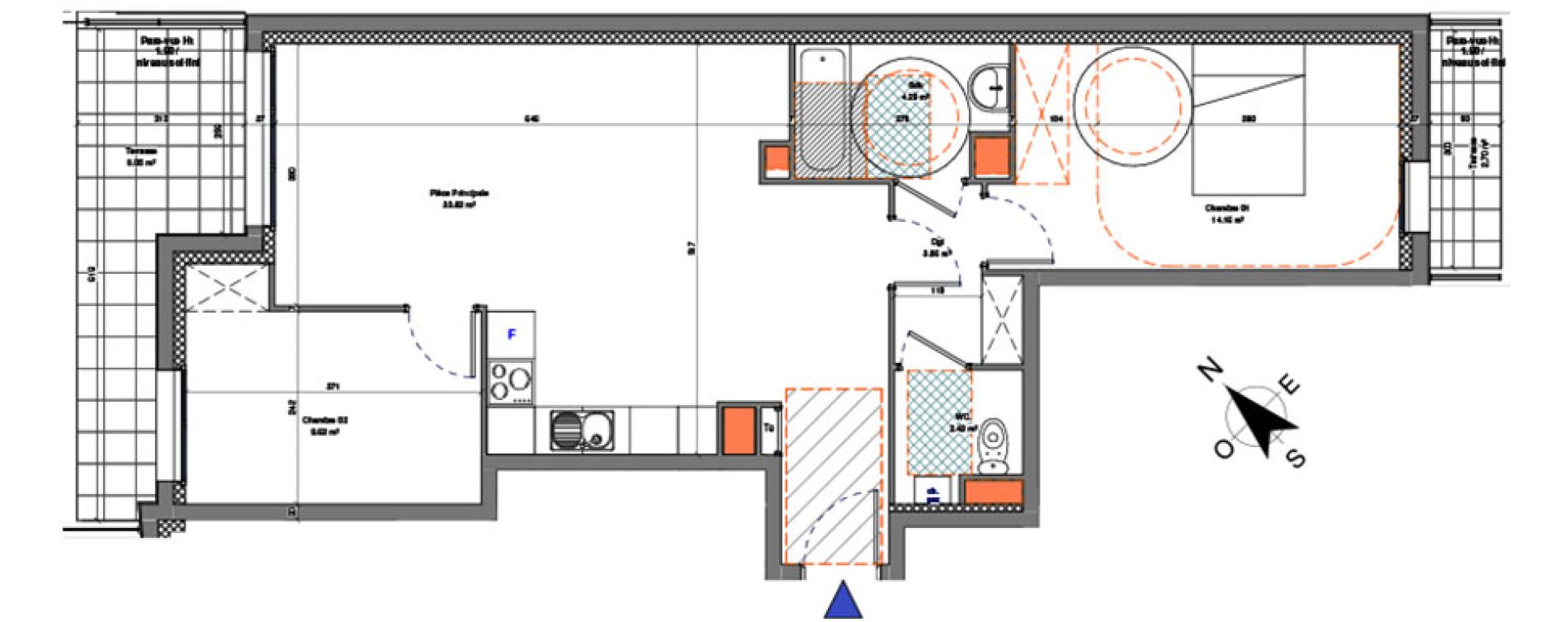 Appartement T3 de 67,40 m2 &agrave; Livry-Gargan Centre