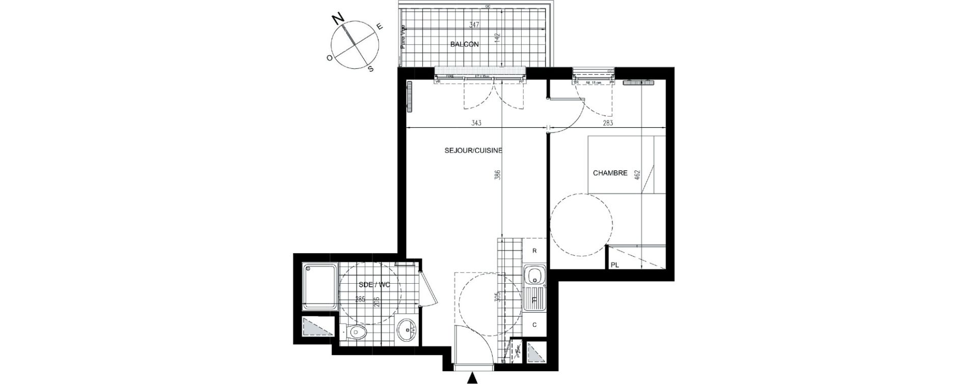 Appartement T2 de 39,97 m2 &agrave; Livry-Gargan Centre