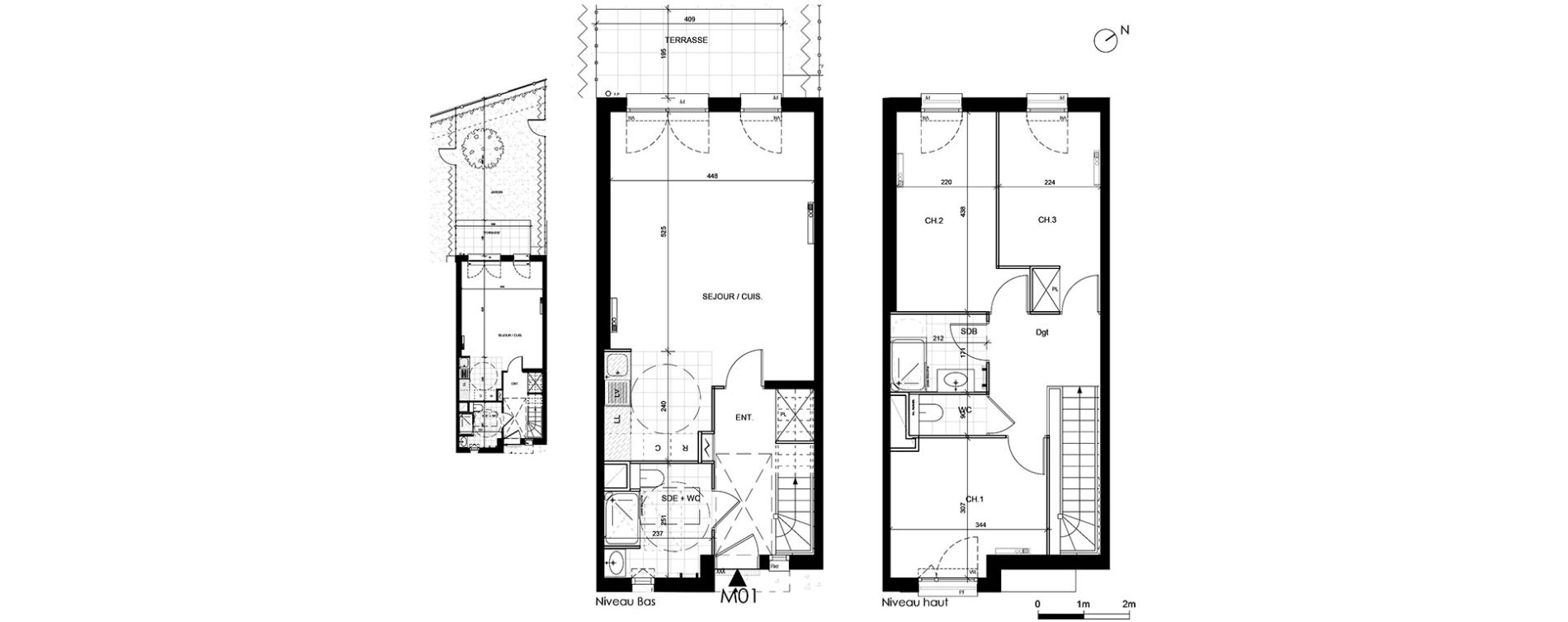 Appartement T4 de 81,09 m2 &agrave; Livry-Gargan Centre