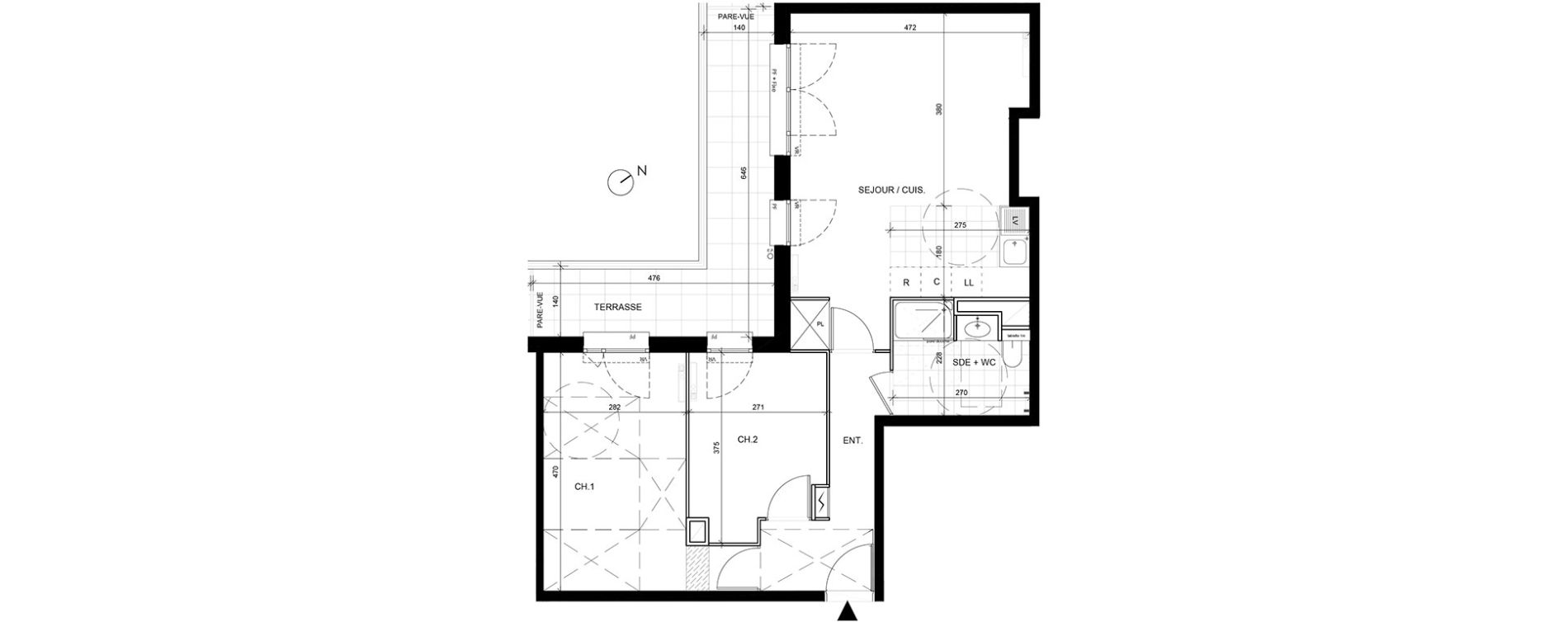 Appartement T3 de 63,06 m2 &agrave; Livry-Gargan Centre