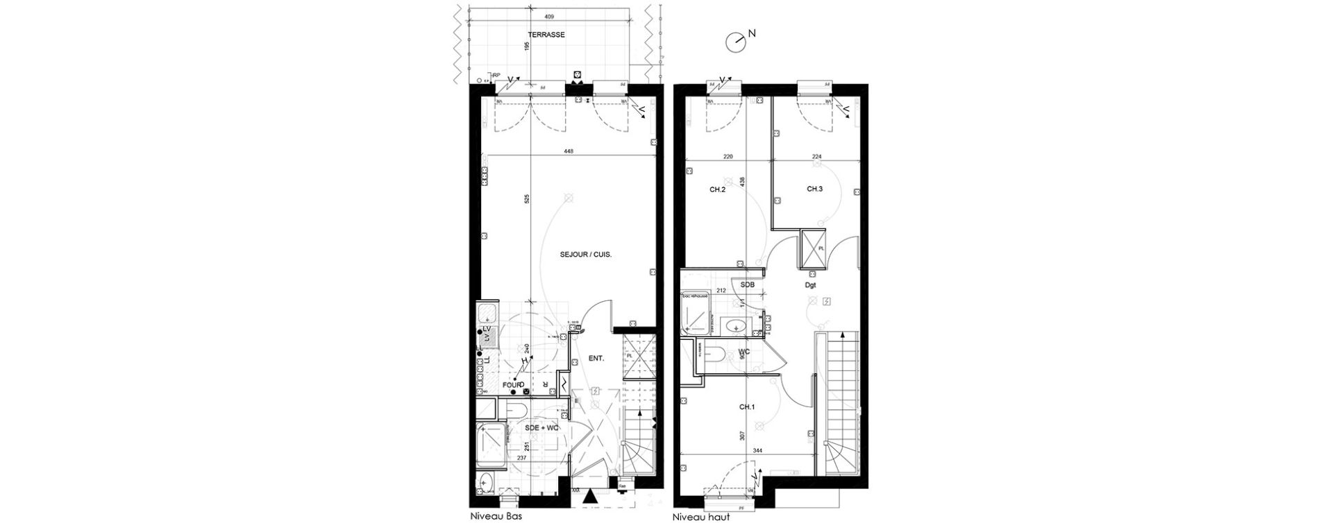 Maison T4 de 81,06 m2 &agrave; Livry-Gargan Centre