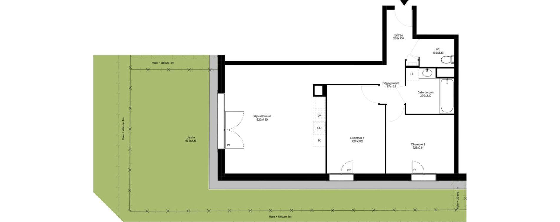 Appartement T3 de 61,15 m2 &agrave; Montfermeil Vaucanson