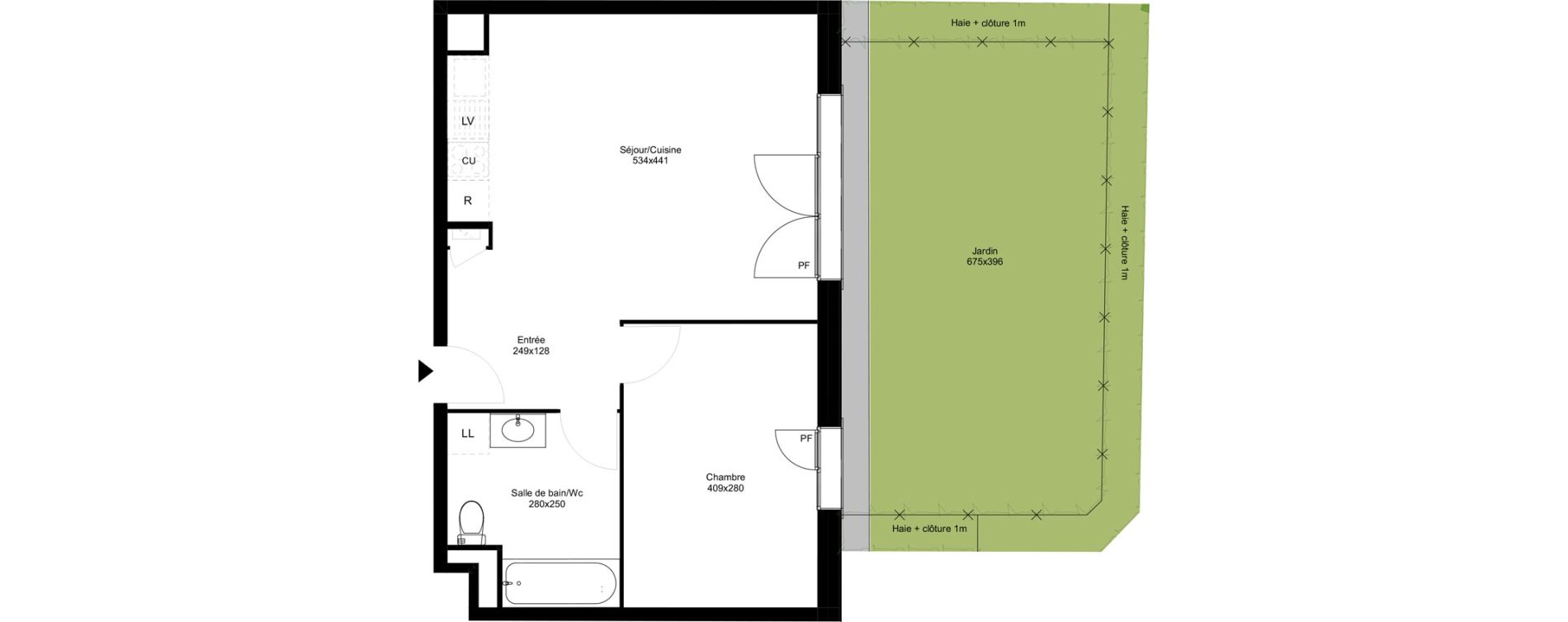 Appartement T2 de 44,05 m2 &agrave; Montfermeil Vaucanson