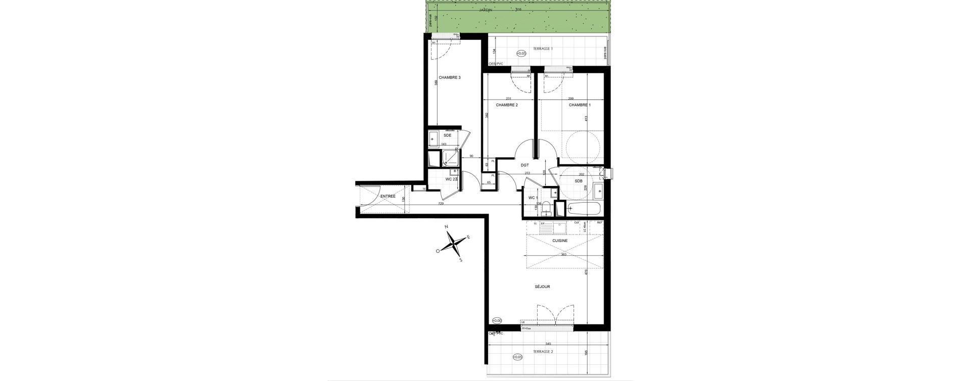 Appartement T4 de 79,58 m2 &agrave; Neuilly-Plaisance Marne