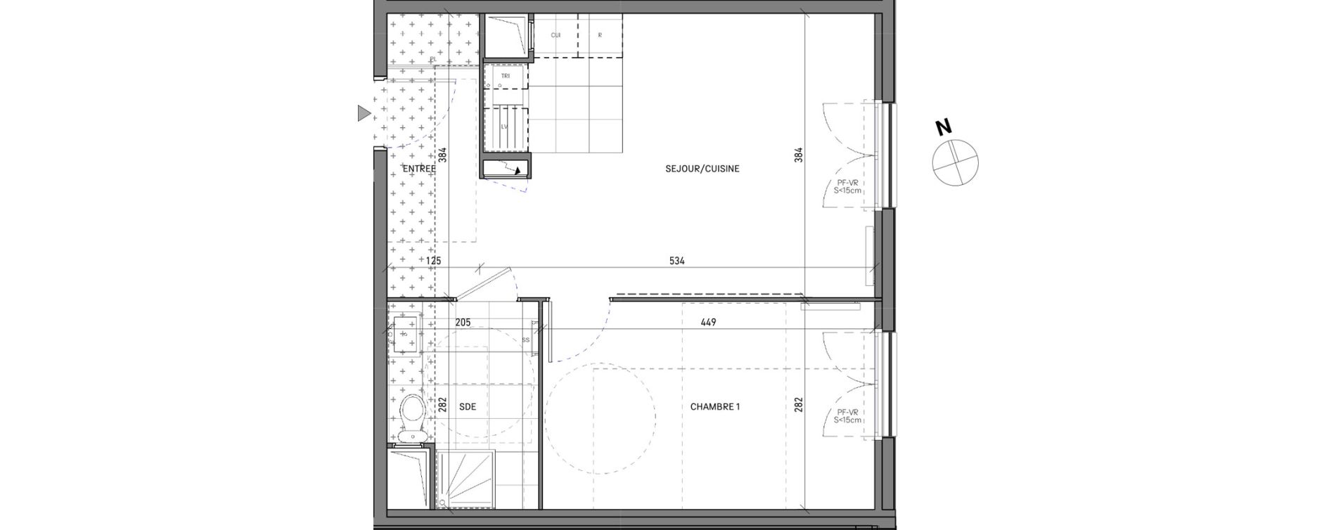 Appartement T2 de 42,40 m2 &agrave; Neuilly-Plaisance Marne