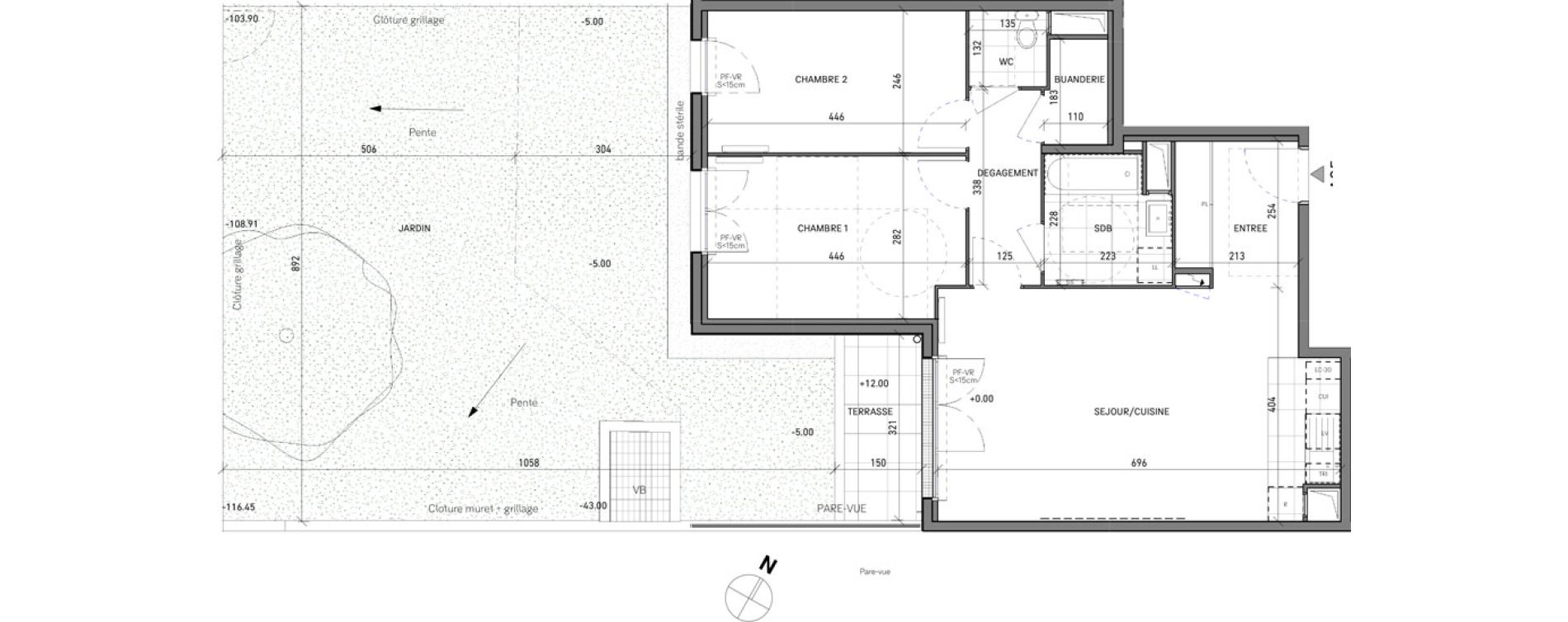 Appartement T3 de 67,88 m2 &agrave; Neuilly-Plaisance Marne