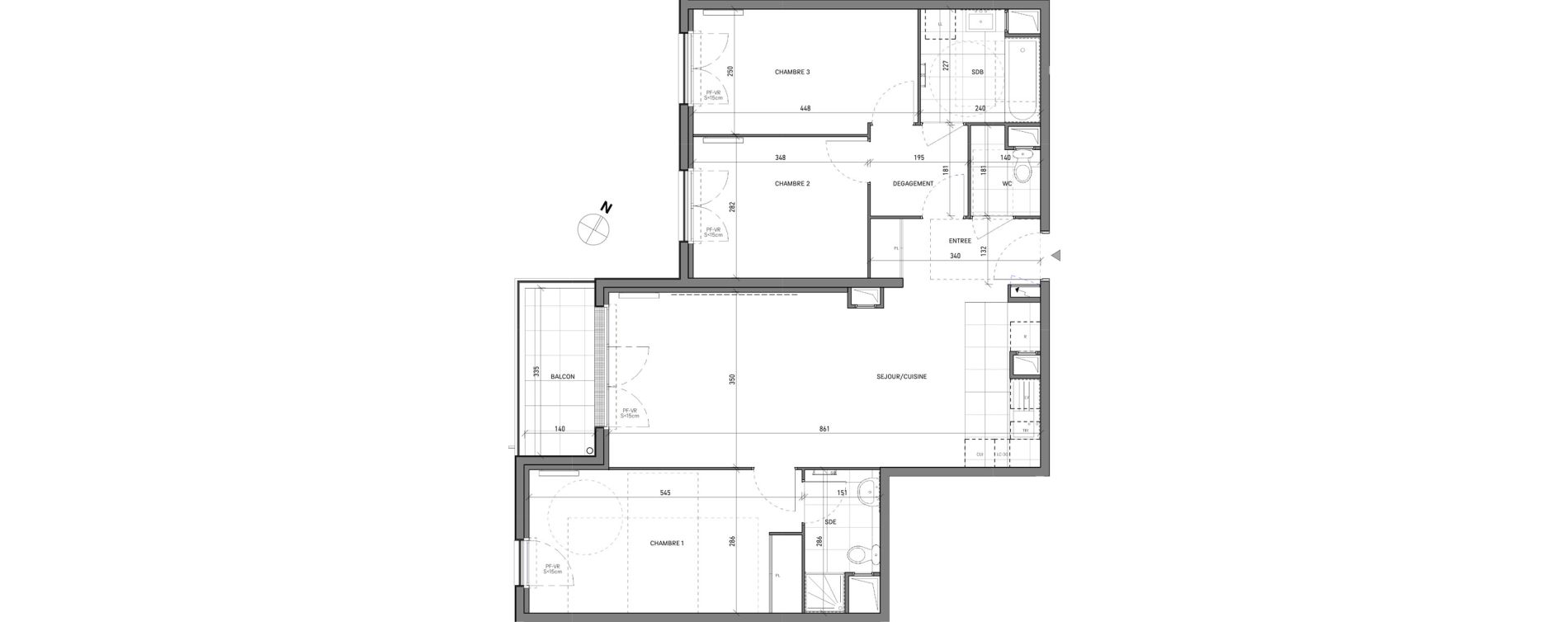 Appartement T4 de 85,07 m2 &agrave; Neuilly-Plaisance Marne