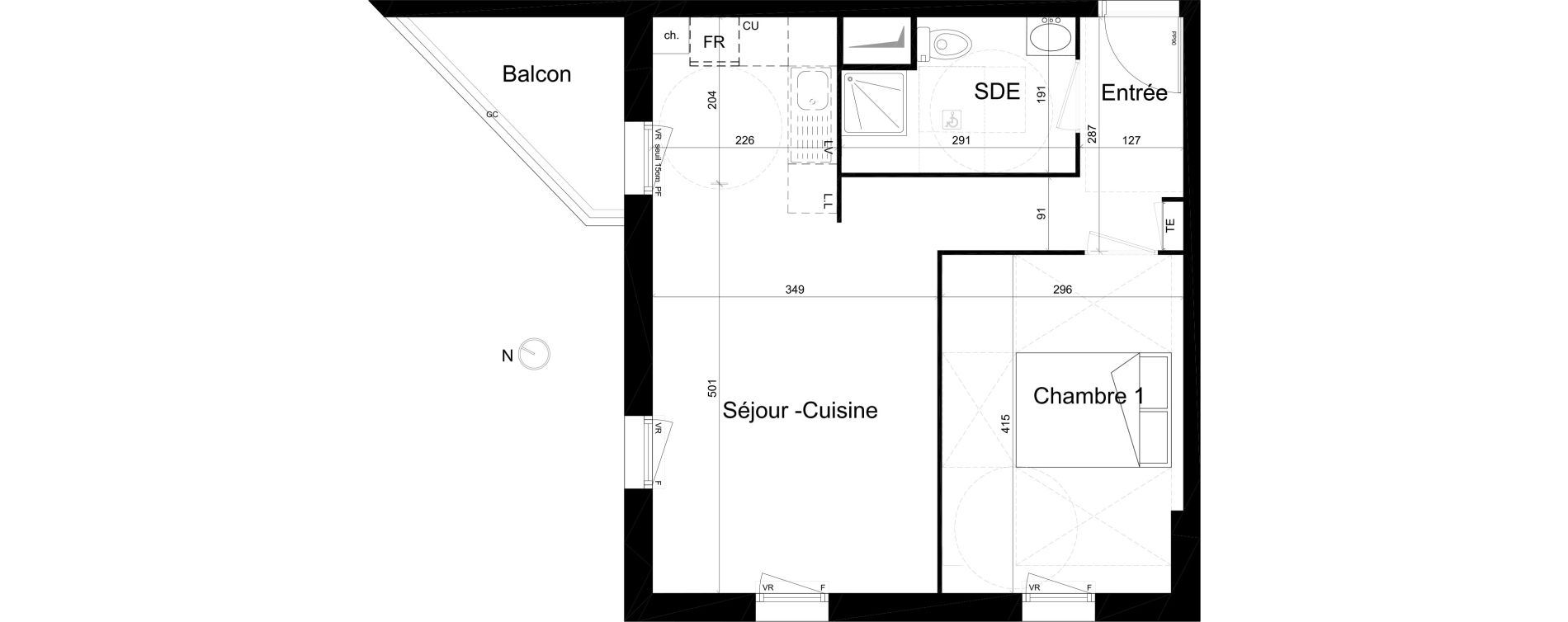 Appartement T2 de 44,00 m2 &agrave; Neuilly-Plaisance Marne