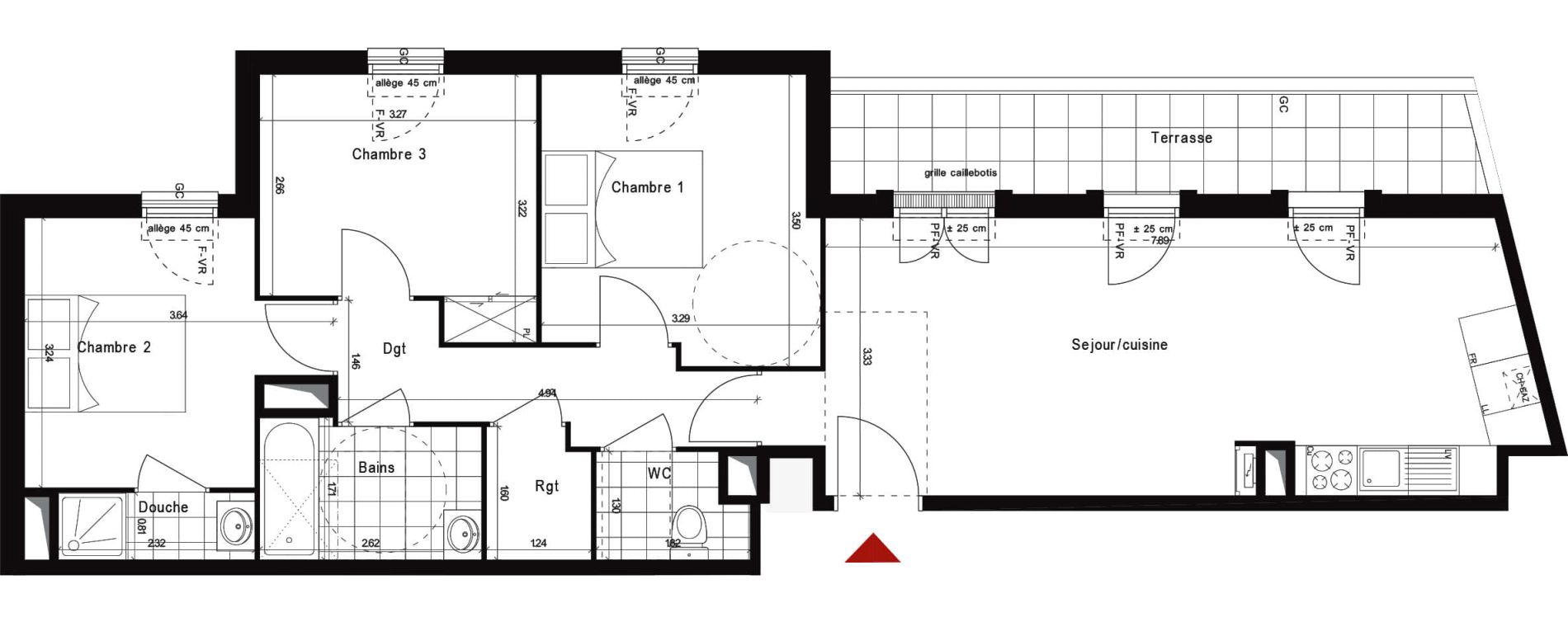 Appartement T4 de 72,83 m2 &agrave; Neuilly-Sur-Marne Centre
