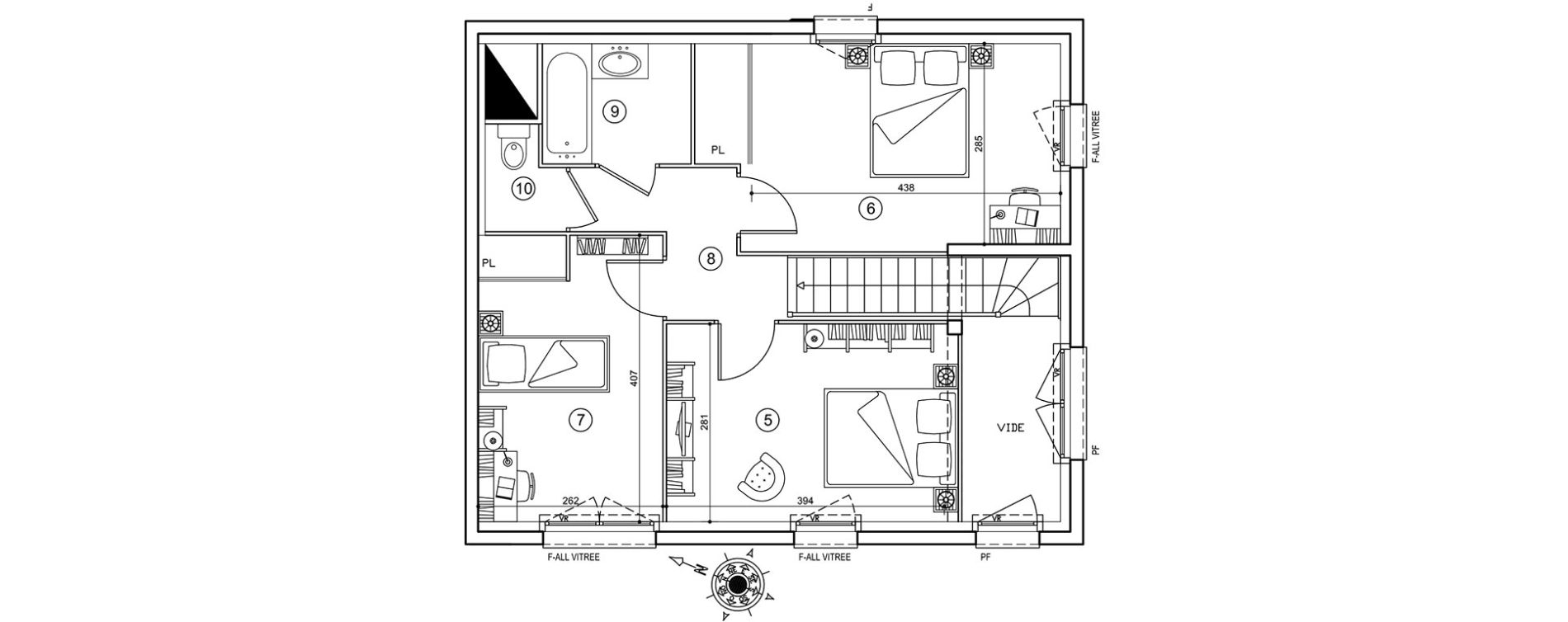 Duplex T5 de 97,00 m2 &agrave; Neuilly-Sur-Marne Maison blanche