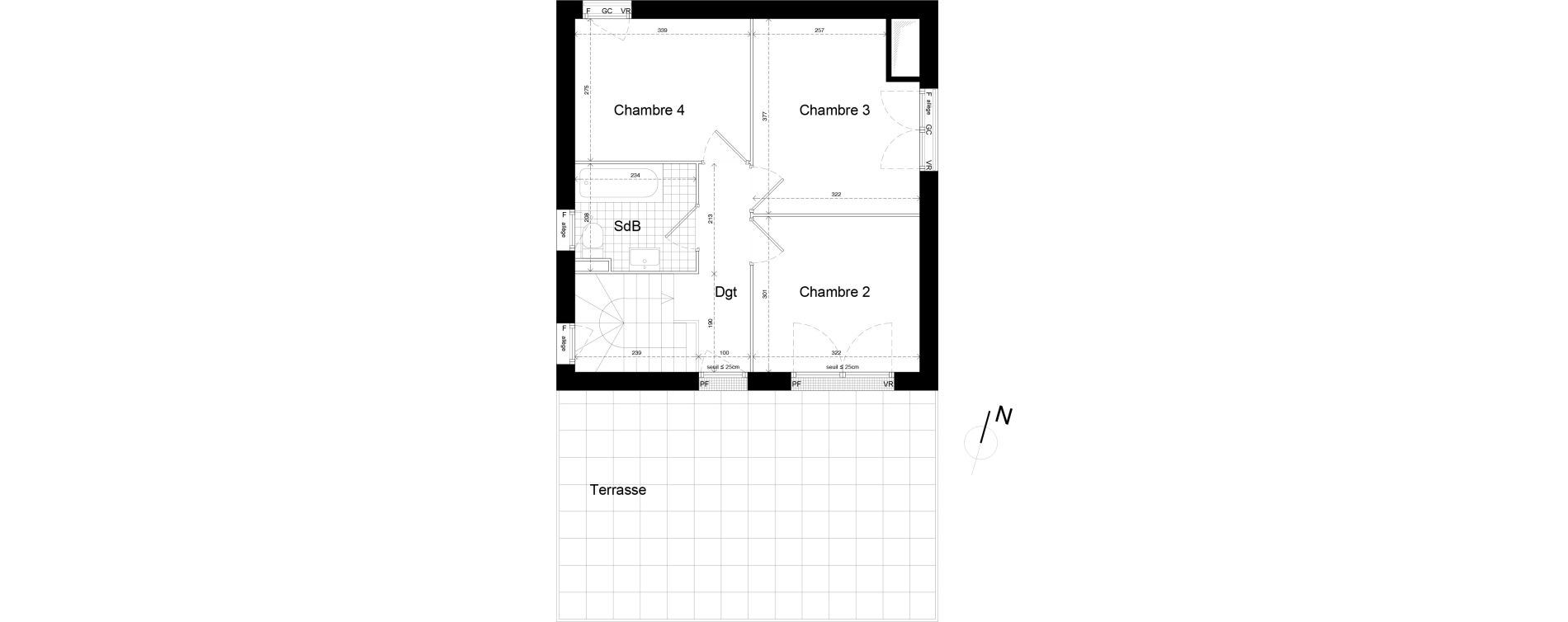 Appartement T5 de 98,50 m2 &agrave; Noisy-Le-Grand L ile de la marne