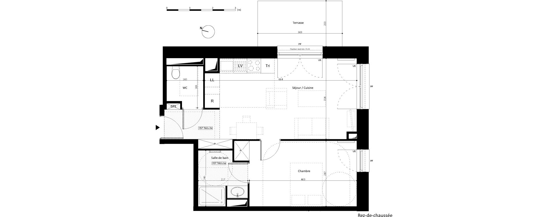 Appartement T2 de 47,20 m2 &agrave; Noisy-Le-Grand L ile de la marne