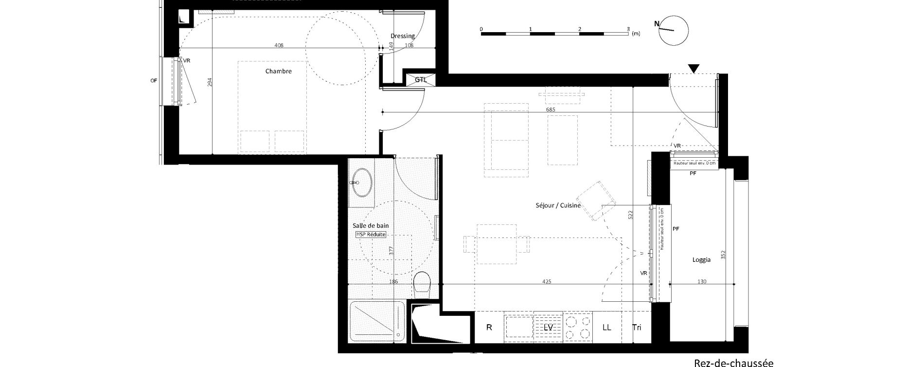 Appartement T2 de 45,00 m2 &agrave; Noisy-Le-Grand L ile de la marne