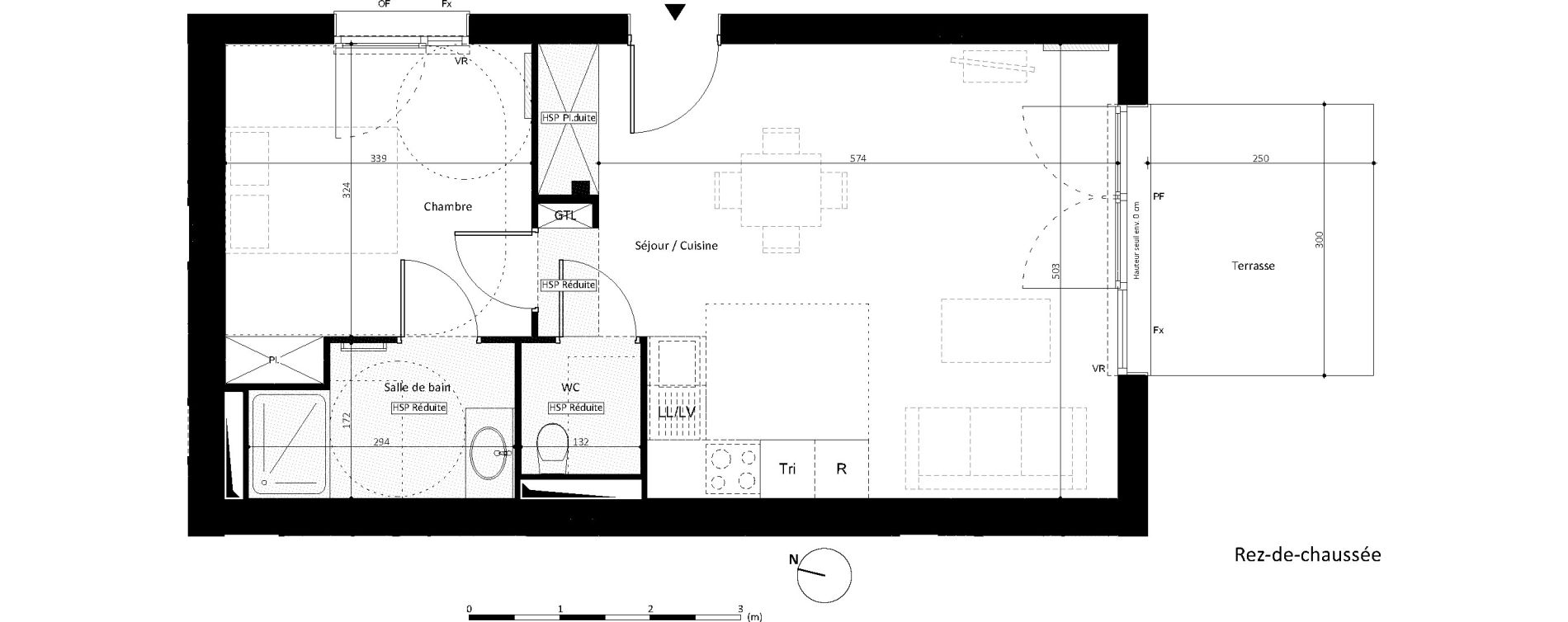 Appartement T2 de 47,80 m2 &agrave; Noisy-Le-Grand L ile de la marne