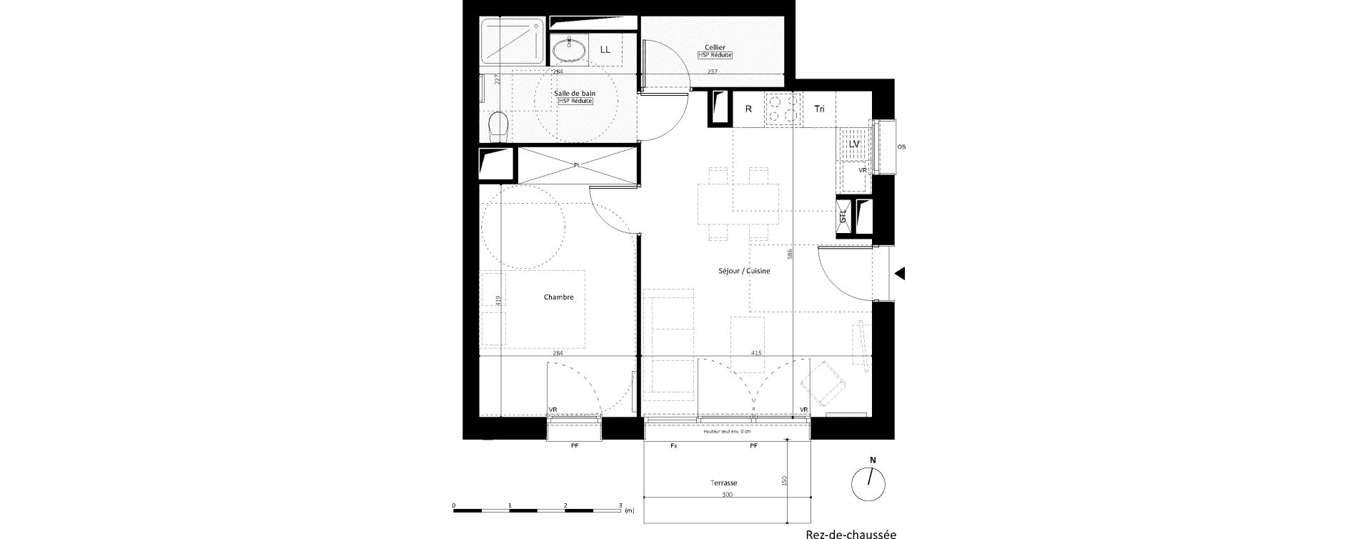Appartement T2 de 46,00 m2 &agrave; Noisy-Le-Grand L ile de la marne