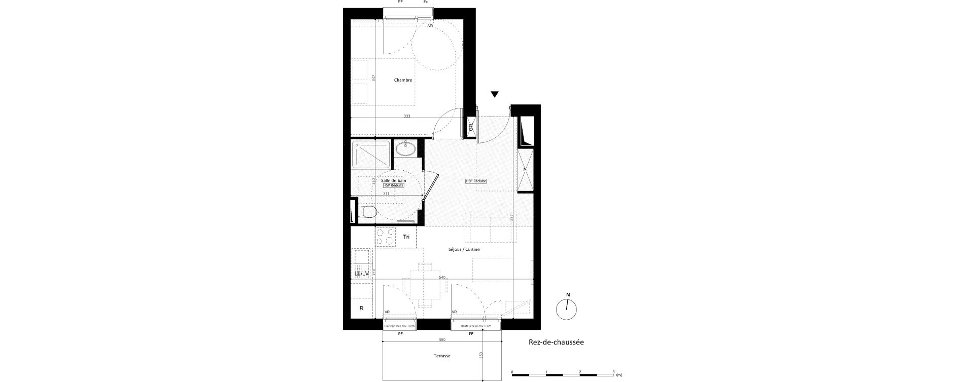 Appartement T2 de 40,20 m2 &agrave; Noisy-Le-Grand L ile de la marne