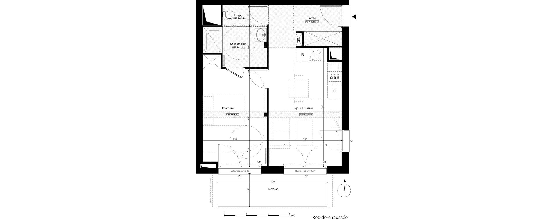 Appartement T2 de 44,40 m2 &agrave; Noisy-Le-Grand L ile de la marne