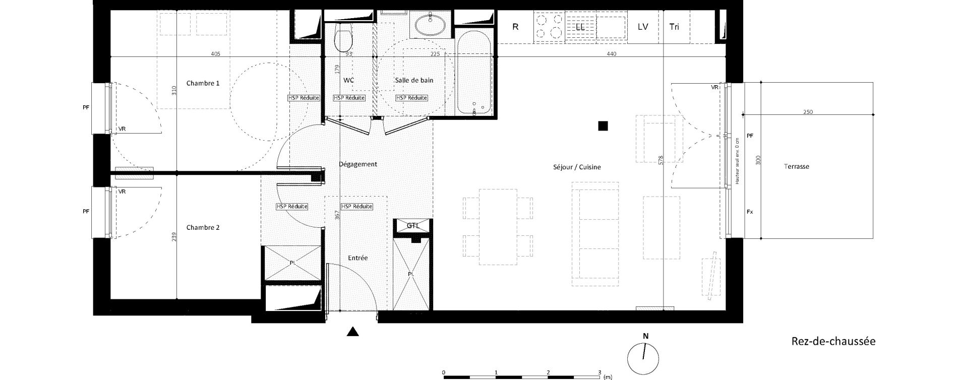 Appartement T3 de 64,40 m2 &agrave; Noisy-Le-Grand L ile de la marne