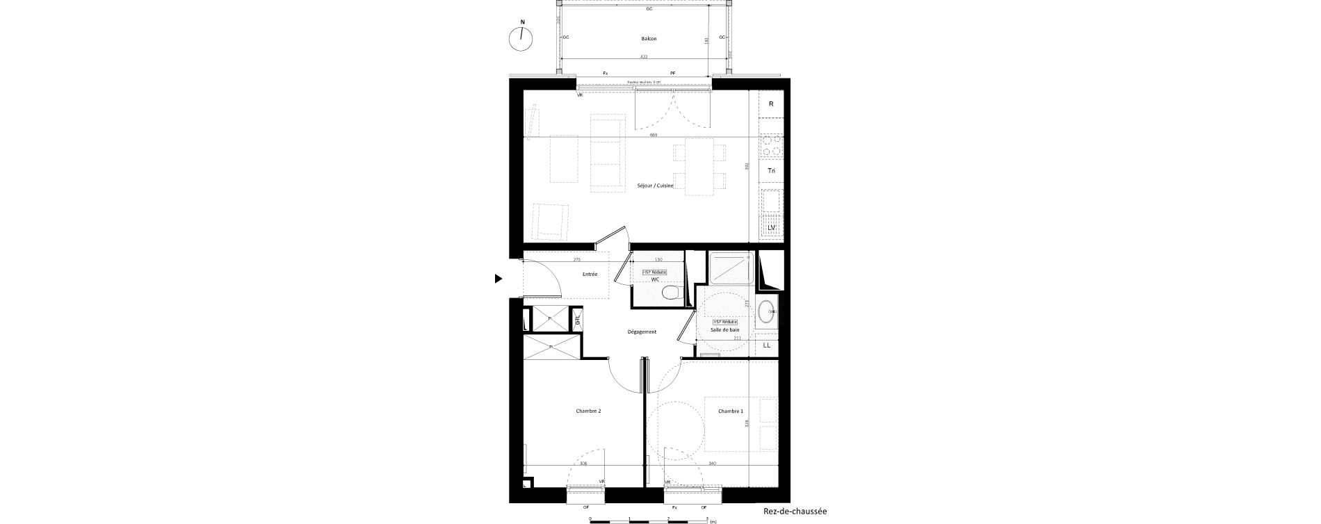 Appartement T3 de 63,10 m2 &agrave; Noisy-Le-Grand L ile de la marne