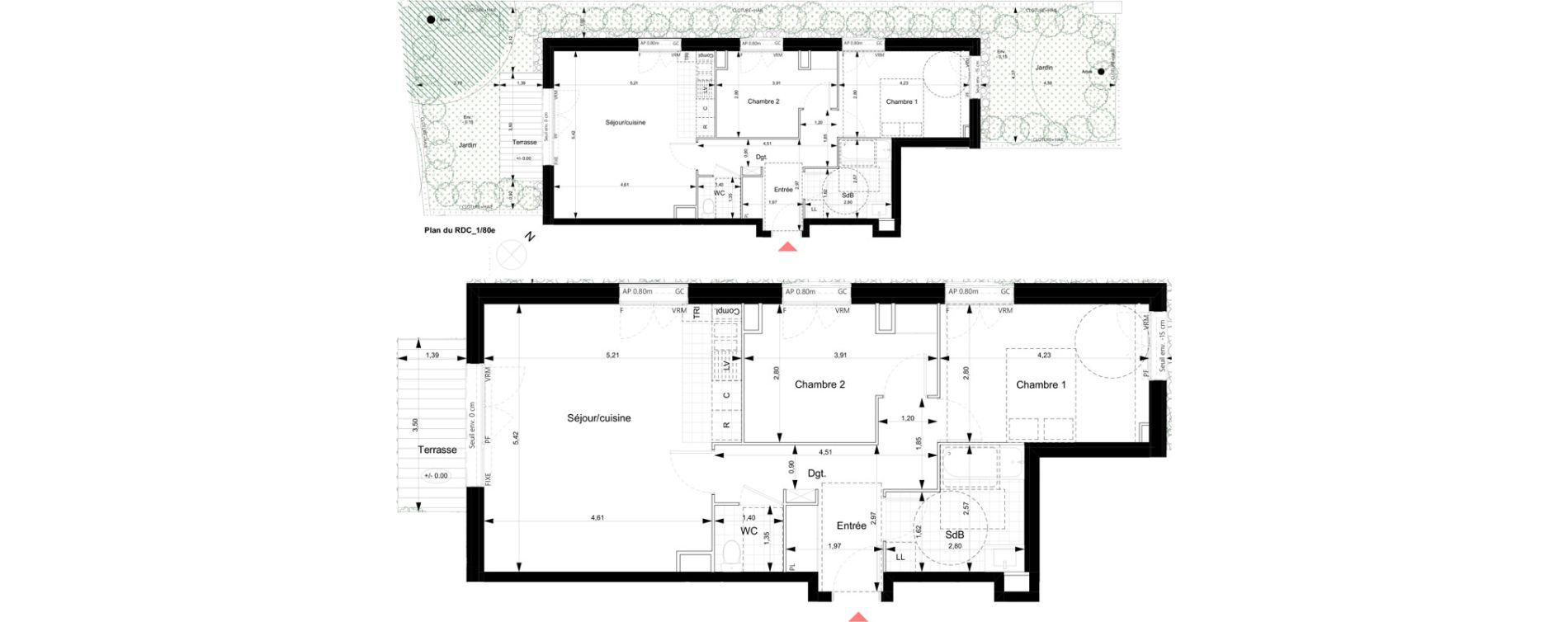 Appartement T3 de 64,68 m2 &agrave; Noisy-Le-Grand Bas-heurts
